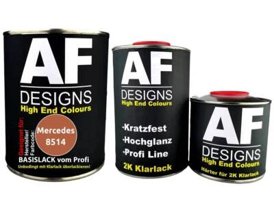 FÜR Mercedes 8514 Kupferbraun 2,5L Autolack Set Klarlack Härter - Bild 1 von 4