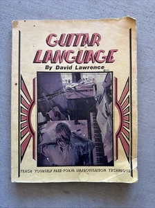 Guitar Language Paperback Book David Lawrence Teach Yourself Free-Form Improv - Picture 1 of 5