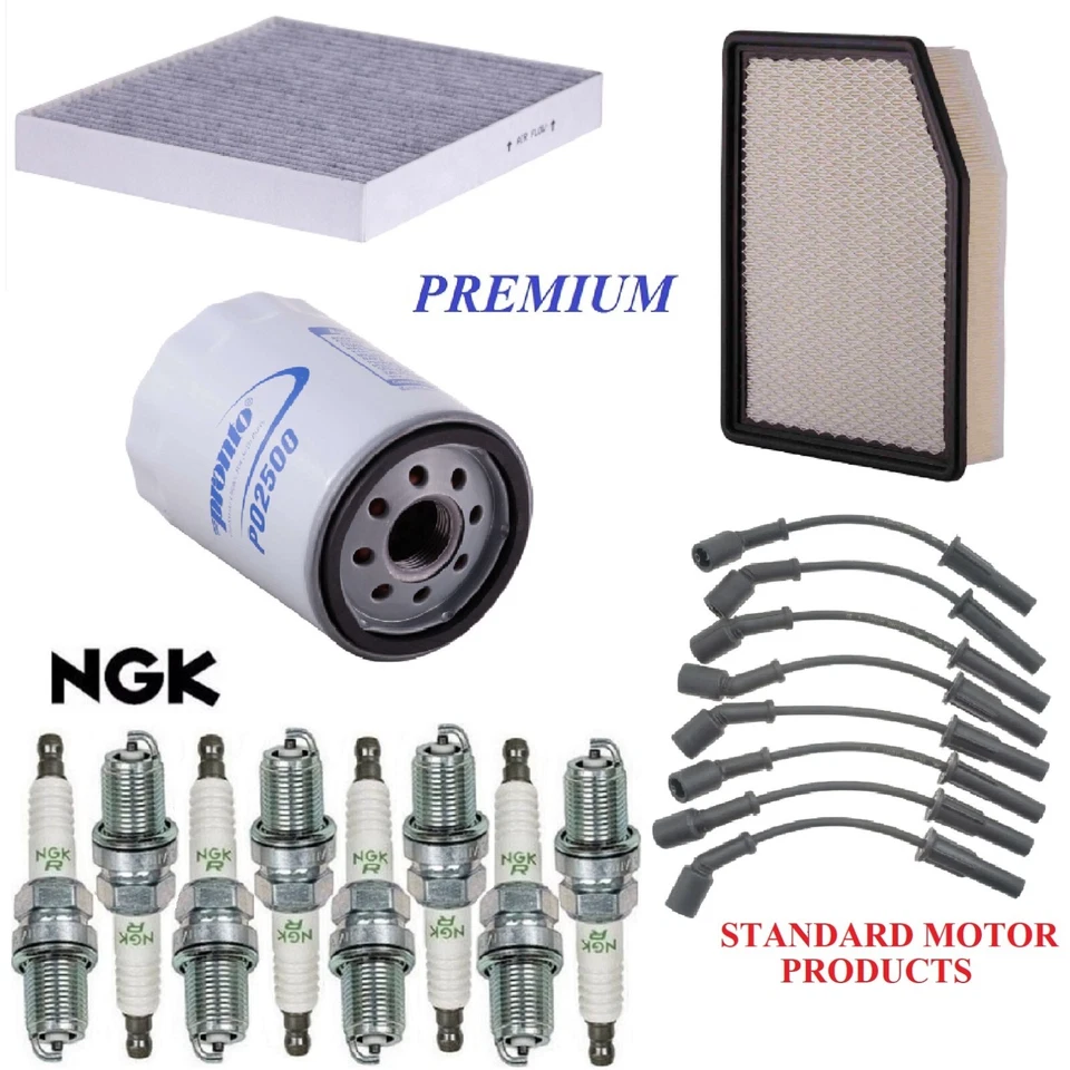 Kit de afinación filtros bujías aptos para GMC YUKON XL V8 5,3 L y 6,2 L 2021-2022 Foto 1 de 1