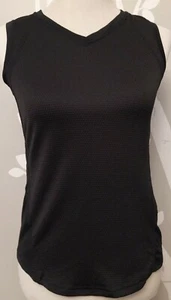 Women's Small Russell Black Sleeveless Athletic Top - Picture 1 of 9