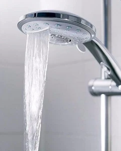 Wellness-Handbrause mit Schwall-Strahl Bad Zubehör Duschkopf Brause - Bild 1 von 3