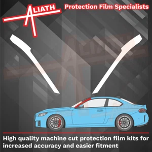 Se adapta a BMW M2 2022-pilares A película protectora de pintura con astillas de piedra transparente (G42) - Imagen 1 de 3