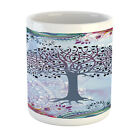Ambesonne Nature Rural Ceramic Coffee Mug Cup for Water Tea Drinks, 11 oz