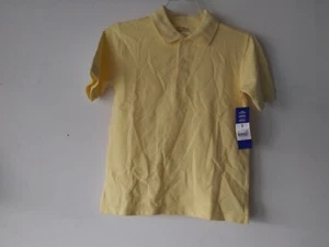 George Boys School Uniform Short Sleeve Polo Shirt Yellow size 8 - Picture 1 of 3