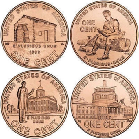 Complete Set Lincoln Bicentennial 2009 Cent Penny P & D From Mint Rolls 8 Coins Cover