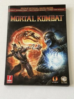 Mortal Kombat Prima Official Strategy Guide Xbox 360 PS3 with Fatality Cards - Image 1 of 4