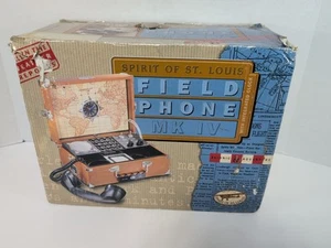 New Damaged Box Vintage Lindbergh Spirit of St. Louis MK IV Field Phone SOSL - Picture 1 of 10