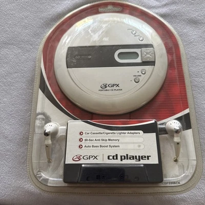 Reproductor de CD portátil GPX 60 segundos ESP CDP3306CK Foto 1 de 4