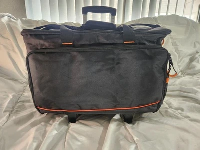 DJ Cable Bag Rolling Suitcase with Padded Bottom and Dividers for Gear - Image 1 of 4