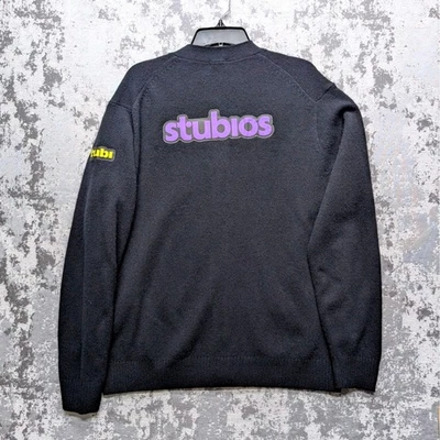 Cárdigan Suéter UNIQLO Premium Lana de Cordero Para Hombres L Tubi Stubios Negro Cuello en V LEER Foto 1 de 4