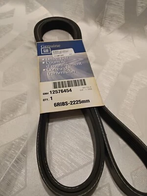 Genuine GM 1990-2010 Chevrolet GMC Express P30 Savana Serpentine Belt 12576454 - Изображение 1 из 3
