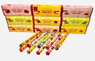 Tulasi Dual Series Incense Sticks (Box of 6 Packs, 20 Sticks/Pack)Made in India - Image 1 of 2