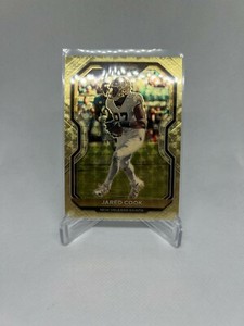 Panini 2020 Prizm Jared Cook Gold Vinyl /5 Color Match New Orleans Saints