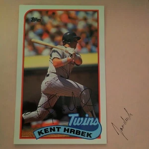1989 Topps/LJN Baseball Talk - #157 Kent Hrbek - Picture 1 of 2