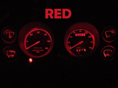 Dash Gauge Cluster LED Dashboard Bulbs Red For 79 86 Ford Mustang Speedometer  - Image 1 of 2