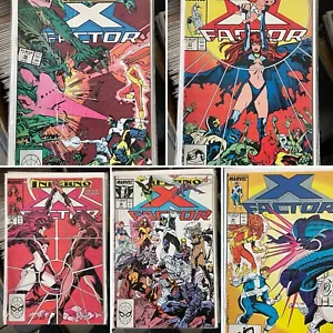 X-Factor #36 - 40 (1989 Marvel) INFERNO Jeans Grey, N'astirh & Cyclops! 5 Stück - Bild 1 von 6