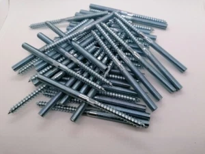 25x Viti a Bastone Torx Acciaio Zincato Fissaggio per Fascette Tubi M8/120 mm - Foto 1 di 3
