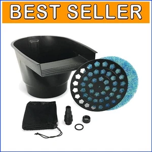 DIY Friendly Pond Filter with Waterfall Spillway - Efficient & Easy Installation - Picture 1 of 11