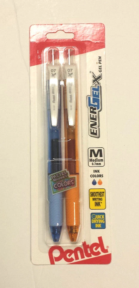 Caneta gel líquido retrátil Pentel EnerGel, 0,7 mm (escolha a cor) - Imagem 1 de 1