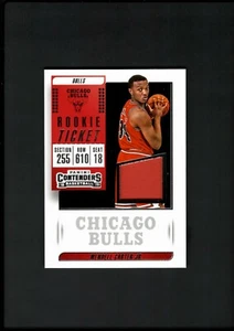 2018-19 Boleto de novato Wendell Carter Jr Parche de camiseta de los contendientes de Panini #RT-WCJ - Imagen 1 de 2