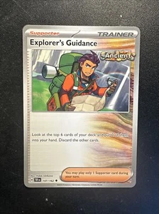 Pokémon Temporal Forces Trainer Supporter Explorers Guidance 147 /165 Ancient - Picture 1 of 2