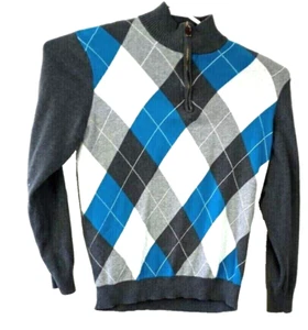 Old Navy Sweater Long Sleeve Quarter Zip Pullover Multicolored Men's Size Large - Picture 1 of 4
