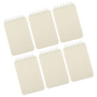6 Pcs Desktop Planning Pad Mini Notebooks Kid Coil for Work Sketchbook
