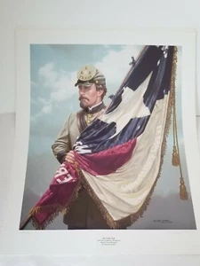 LONE STAR -1ST TEXAS REGIMENT - GNATEK signed numbered limited edition art print - Picture 1 of 3