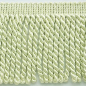 4 Inch Long Bullion Fringe Pale Green - priced per yard - Picture 1 of 2