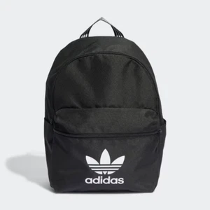 Adidas Originals Trefoil Classic Backpack Black Adicolor School Bag BNWT - Picture 1 of 3
