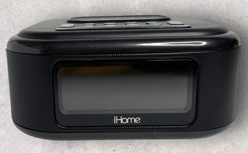 iHome iBTW23 беспроводная зарядка Bluetooth будильник протестирован без шнура питания - Изображение 1 из 4