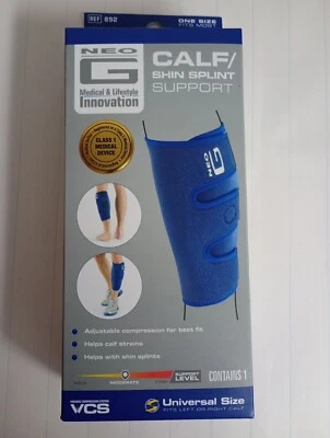 Calf Shin Splint Support Adjustable Compression One Size Fits Most Left Or Right - Image 1 of 4
