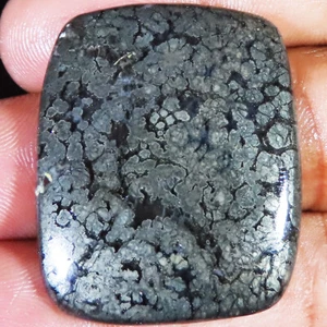 Natürlicher indonesischer MARKASIT Kissen Cabochon 57,05 ct 28x34x4 mm Edelstein AZ49 - Bild 1 von 3