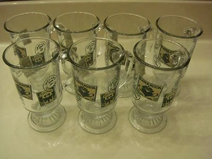 Set of 7 Collectible ANCHOR HOCKING Irish-Killarney/Limerick/Dublin Coffee Mugs - Picture 1 of 6