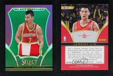 2013-14 Panini Select Select Swatches Green Prizm /5 Jeremy Lin #60