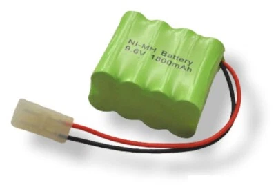 9.6v AA 8s NiMH 1800mAh Rechargeable Battery Pack Connector for RC Car Boat Tank - Image 1 of 3