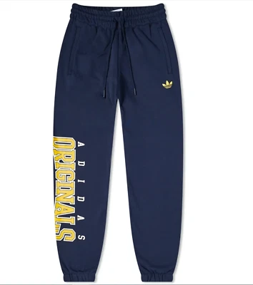 NUEVOS PANTALONES DEPORTIVOS PARA HOMBRE ADIDAS ORIGINALES OG SCRIPT TRÉBOL ~ TALLA XL #HF9220 Foto 1 de 4