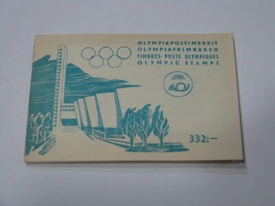 Folleto de estampillas de Finlandia B110-113 1952 Helsinki Juegos Olímpicos Deporte Foto 1 de 4