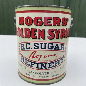 Vintage Rogers Golden Syrup 10 Pound Can - Picture 1 of 4
