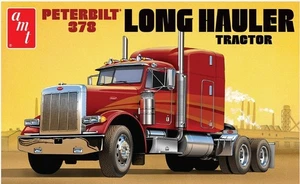 AMT 1:24 Scale Peterbilt 378 Long Hauler Semi Tractor Plastic Model Kit - 1169 - Picture 1 of 4