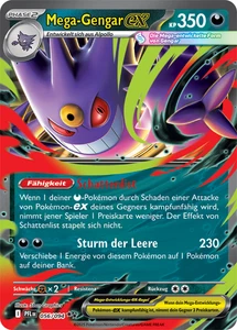 Mega-Gengar ex 056/094 Pokémon Karte - Fatale Flammen - DEUTSCH & NEU - Bild 1 von 1