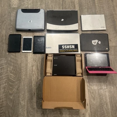 Gran lote de portátiles/tabletas sin probar para piezas o reparación Foto 1 de 4