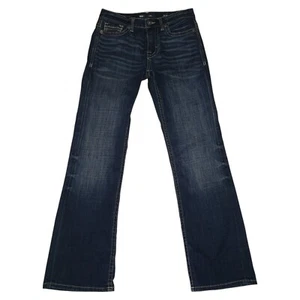 BKE Buckle Jeans 28x30 Aiden Bootcut Fit Medium Dark Wash Faded - Bild 1 von 9