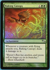 Raking Canopy FOIL Shadowmoor NM Green Uncommon MAGIC CARD (ID# 200371) ABUGames