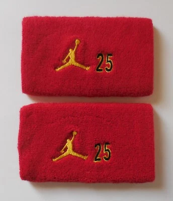 Nike Jordan MLB #25 Athlete Wristbands Dexter Fowler ST. Louis Cardinals 1 Pair - Image 1 of 3