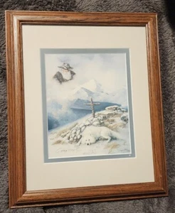 "Gary Miller ""Forever Pals"" Vintage gerahmtes Gemälde, signiert 1991 schön 12"" x 10" - Bild 1 von 6