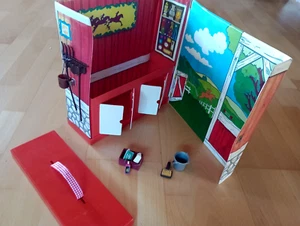 Mattel 1976 W. Germany Barbie Pferdestall zus.klappbar Vintage - Dachbodenfund! - Bild 1 von 12