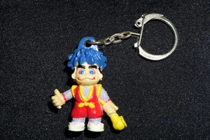 Vintage Ganbare Goemon Mystical Ninja Konami Figure Keychain - Picture 1 of 2