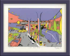AVRIL BY THE SEA SERIGRAPHIE - 150 ex. n°/signés - Ed. Carton 1987 - Picture 1 of 1