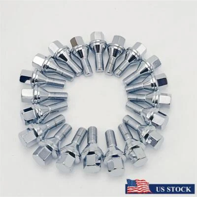 20pcs Wheel Lug Bolt For 2015-2022 Jeep Renegade Ram ProMaster City Fiat 500 X L - Image 1 of 4